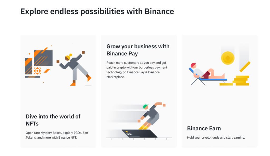 Explore endless possibilities with binance