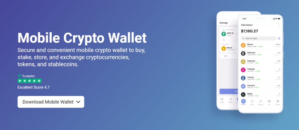 Mobile Crypto Wallet 