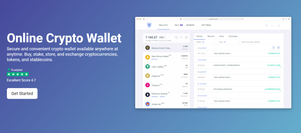 Online Crypto Wallet 