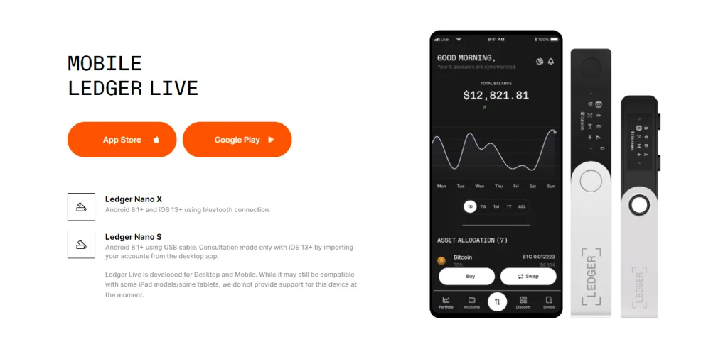 Mobile Ledger Live