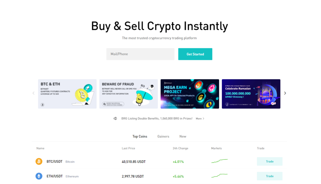 Buy and Sell Crypto Instantly