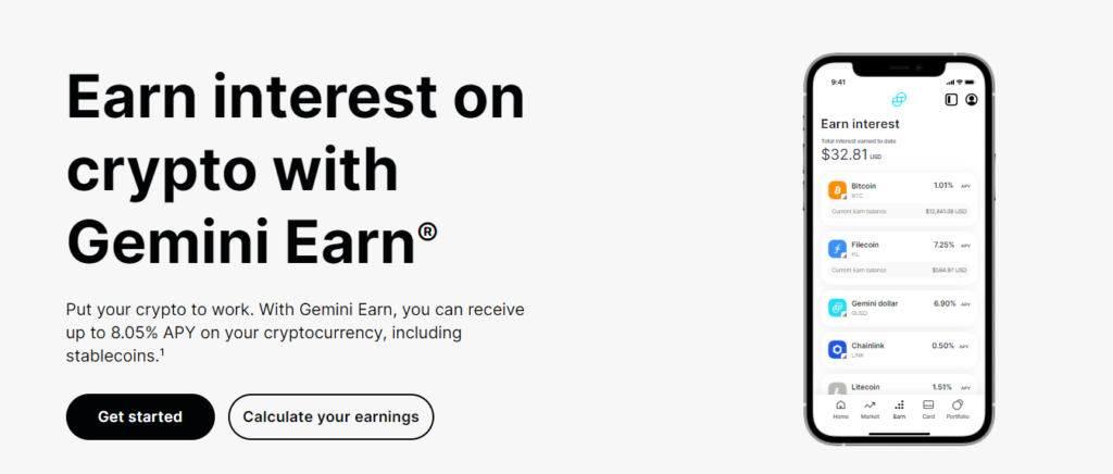 Gemini Earn