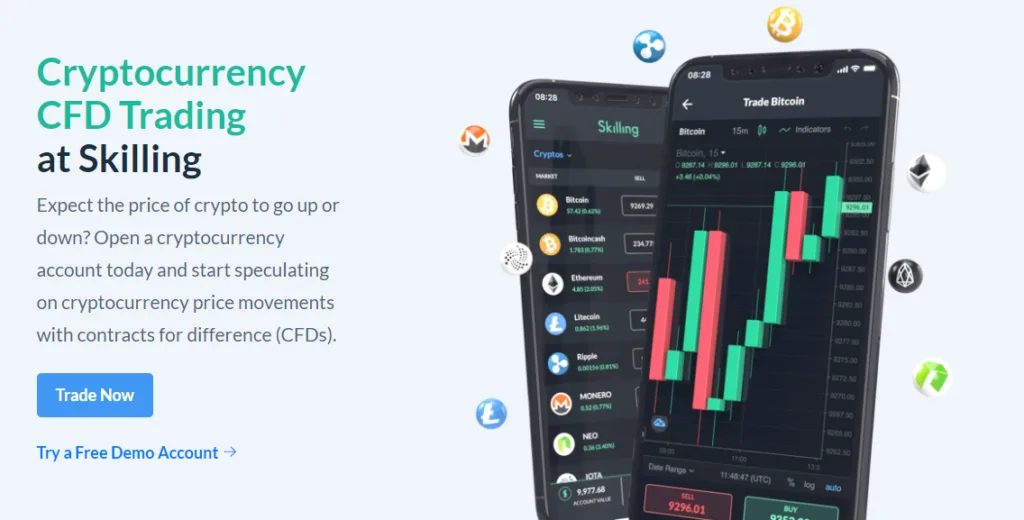 Cryptocurrency CFD trading at skilling