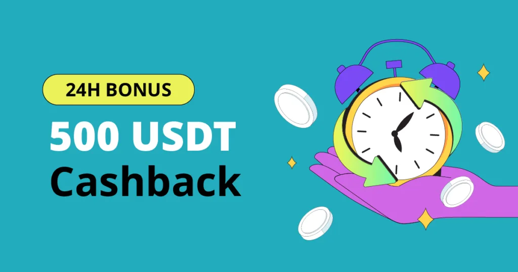 500 USDT Cashback
