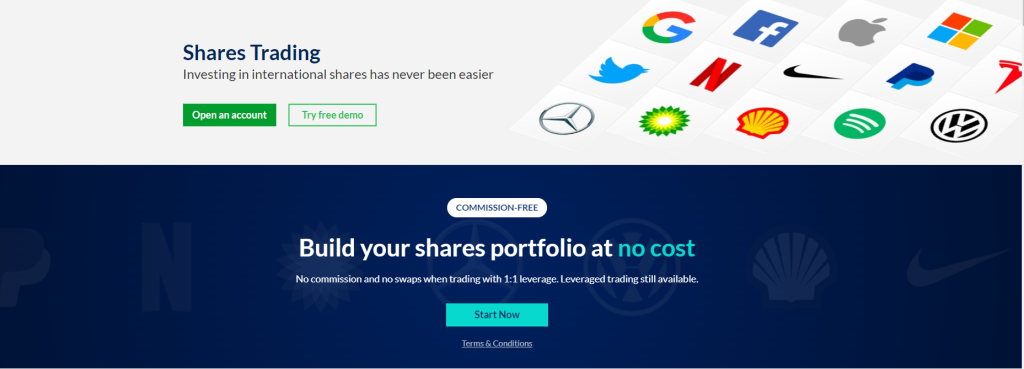 Build your shares portfolio at no cost
