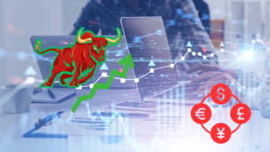 Money symbols in circle