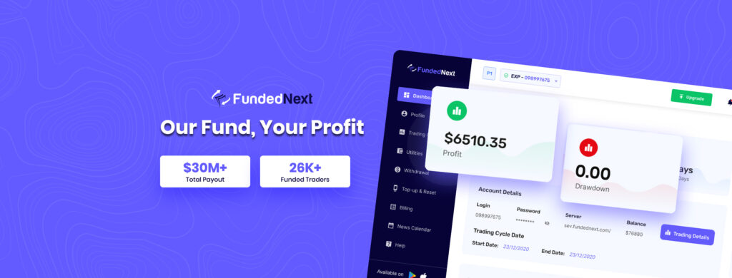 FundedNext Review: Get up to $4M trading capital and 90% profit shares. Explore diverse accounts and tools like MetaTrader 4/5 for Forex & crypto.