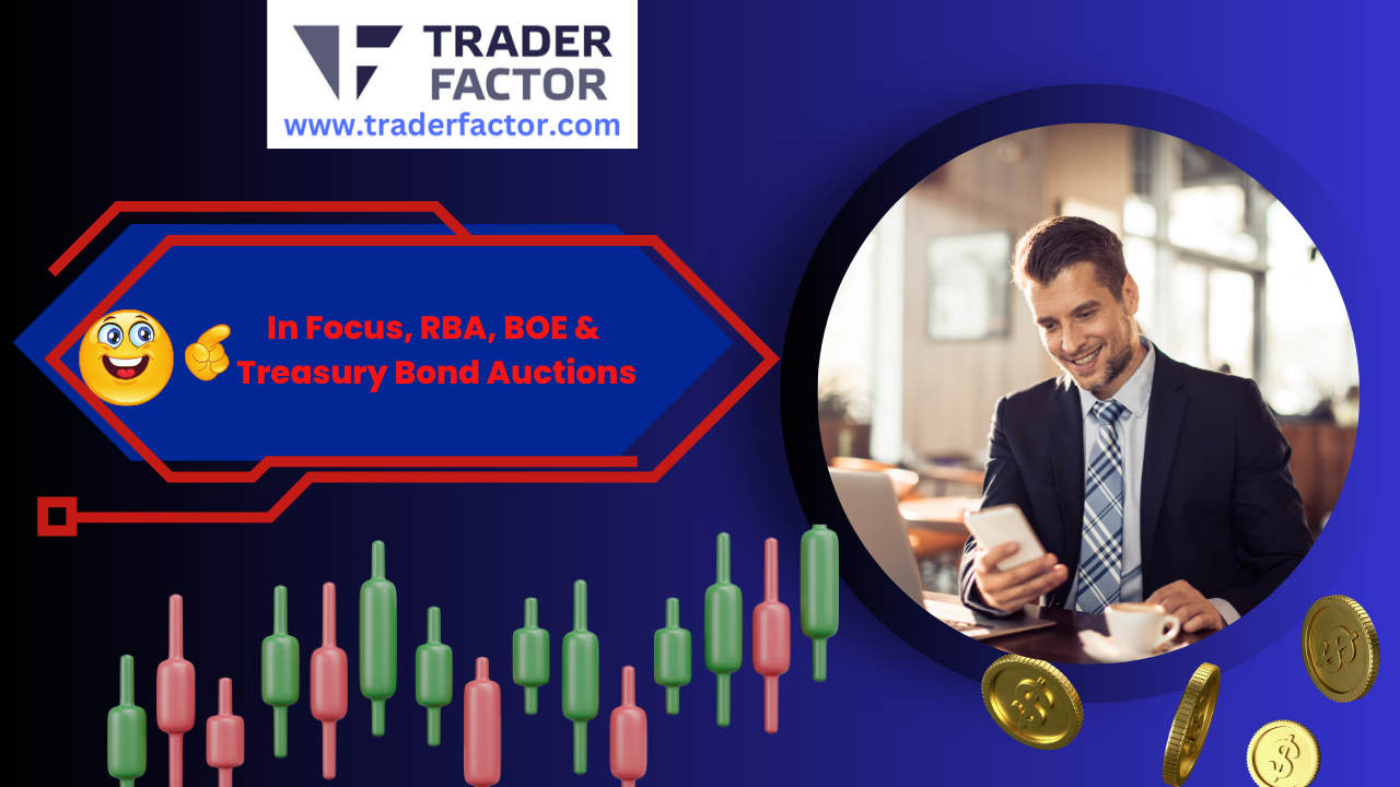 Market Outlook: In Focus, RBA, BOE and U.S. Treasury Bond Auctions