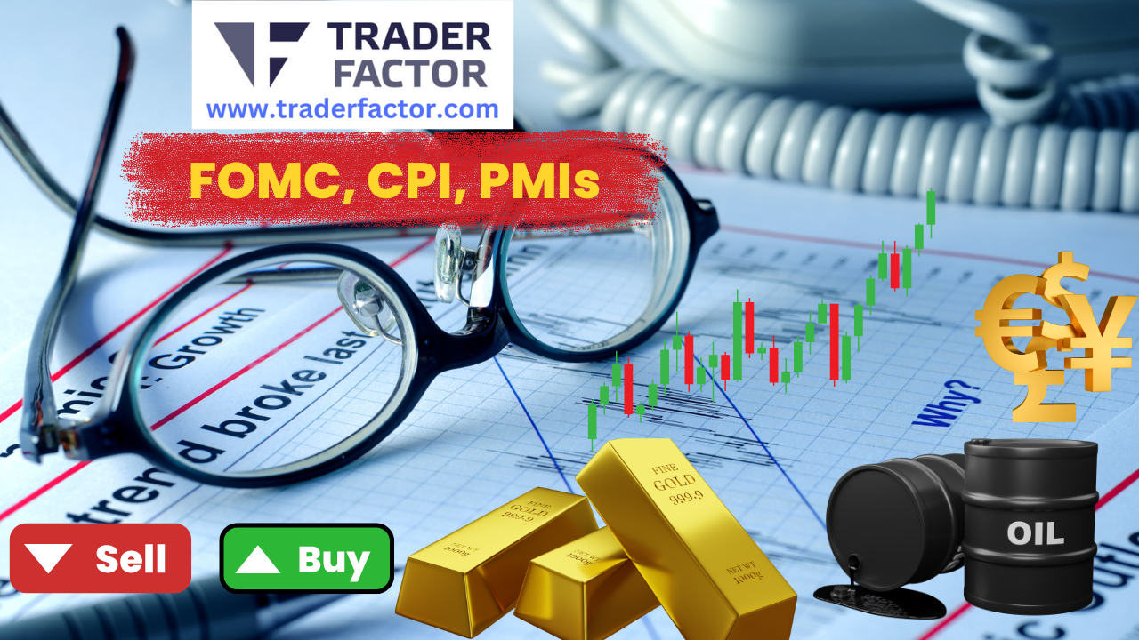 Weekly Market Outlook for Traders FOMC, U.K. CPI, PMIs in Focus- TraderFactor