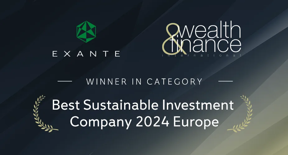 EXANTE Named 'Best Sustainable Investment Company 2024 - Europe'