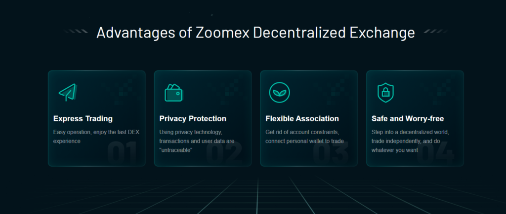 Zoomex Advantages of Zoomex Decentralized Exchange