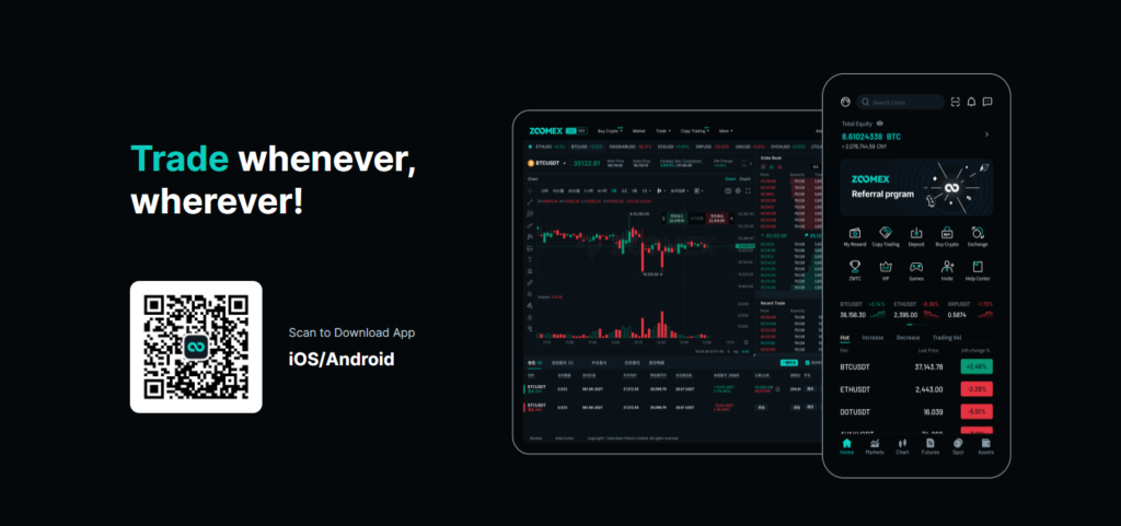 Zoomex Trade whenever whereever