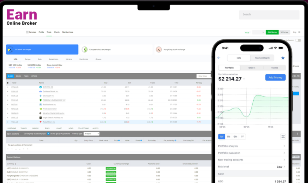 Earn Trading Platform
