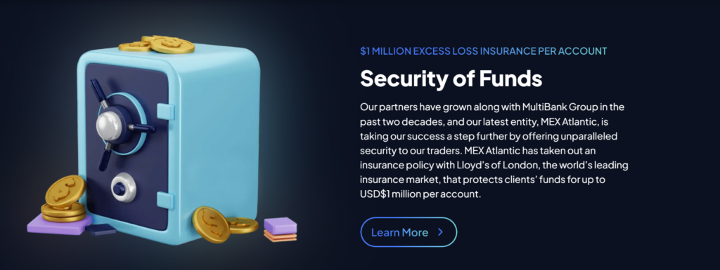 MultiBank Group Security of Funds