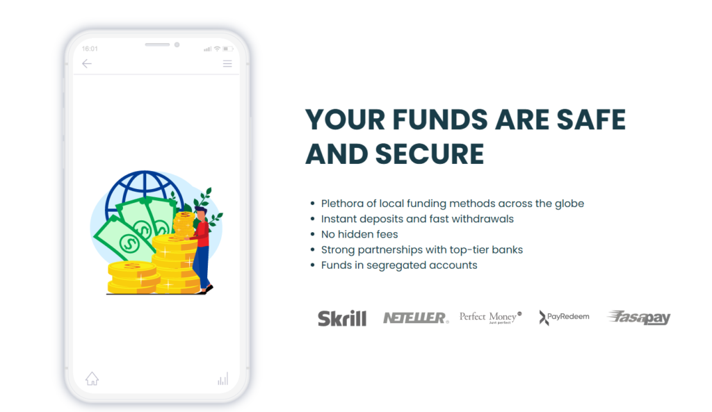 M4 Markets Your funds are safe and secure