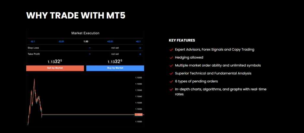 M4 Markets WHY TRADE WITH MT5