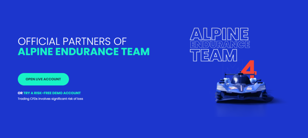 M4 Markets Official Partners of Alpine Endurance Team