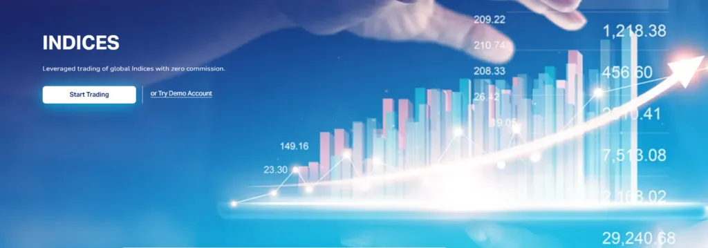 TMGM - Indices Leveraged trading of global Indices with zero commission.