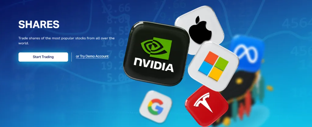 TMGM - Shares Trade shares of the most popular stocks from all over the world.