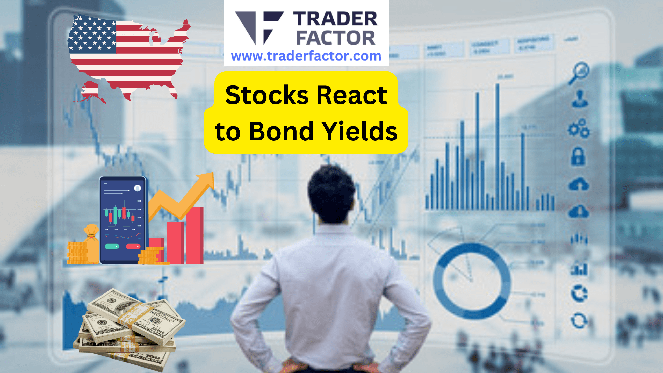 Stock Market Decline Amid Spike in Bond Yields & Mixed PMI Data