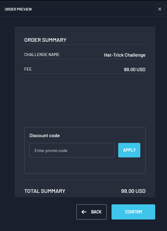 FundedFast - Order Summary Payment