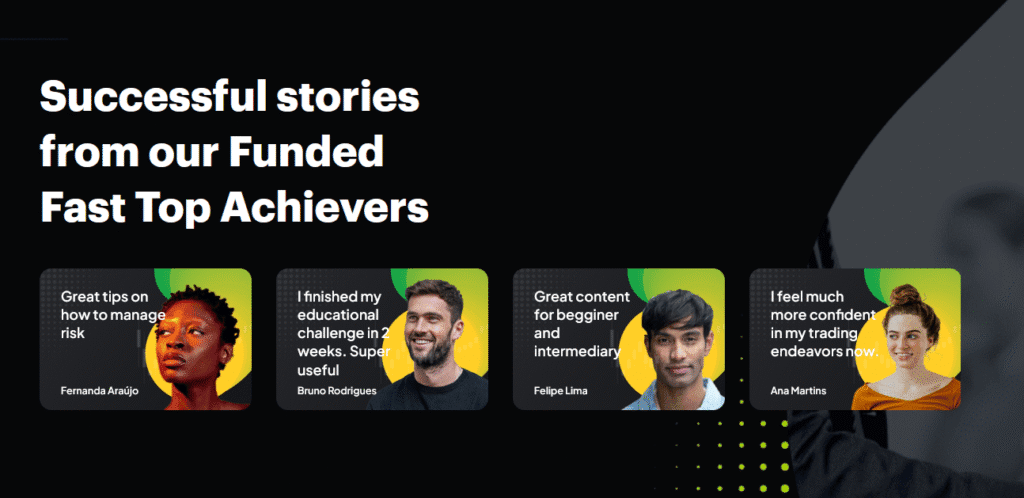 FundedFast - Successful stories from our Funded Fast Top Achievers