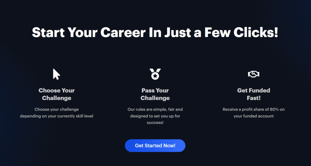 FundedFast - Start Your Career In Just a Few Clicks