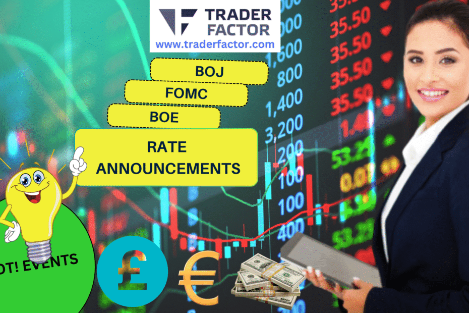 Market Outlook Ahead of FOMC Statement, BOJ, and BOE Rate Announcements