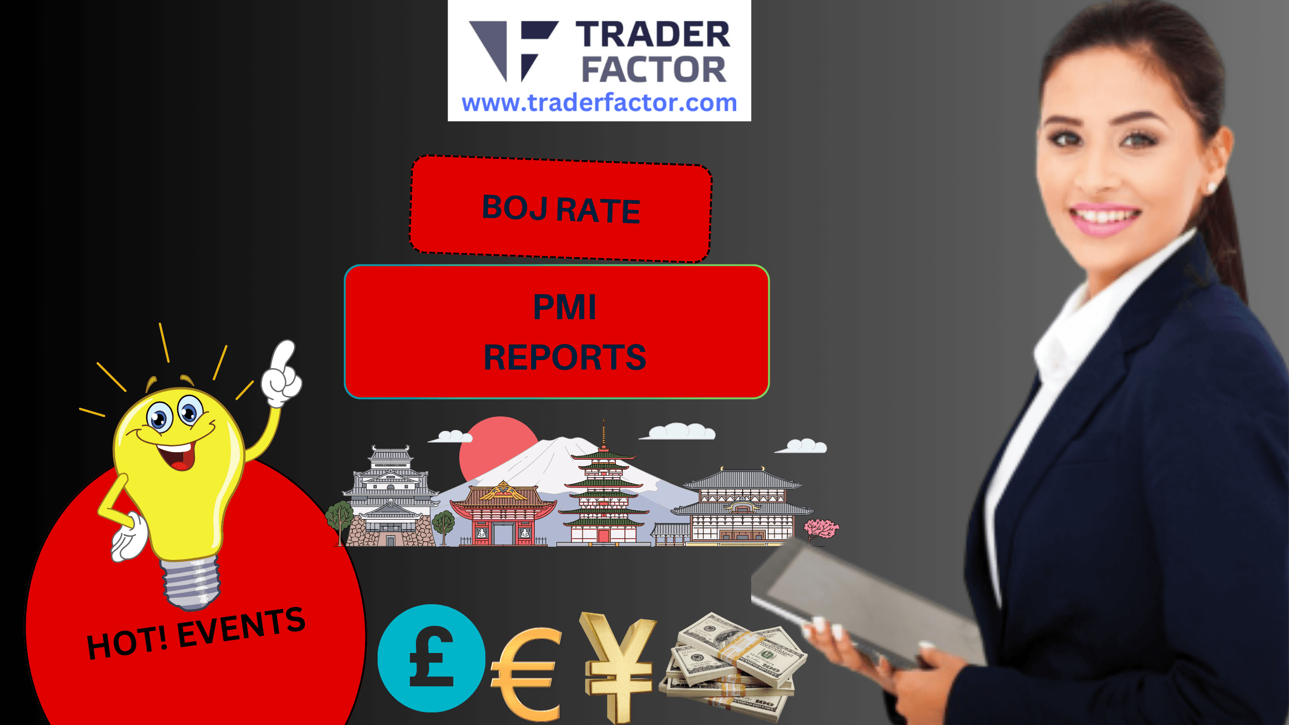 Forex Market Today: Bank of Japan Holds Rates Steady, PMI Reports Ahead