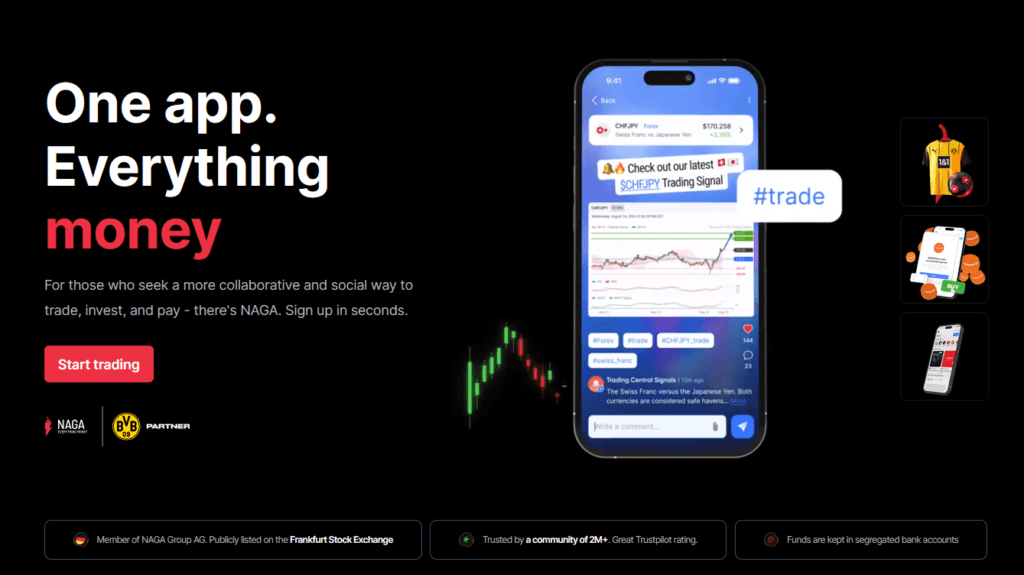 Learn how to trading with Naga Forex Broker. Discover the Naga trading app, NAGA copy trading, and how to start your journey in our beginner's guide.