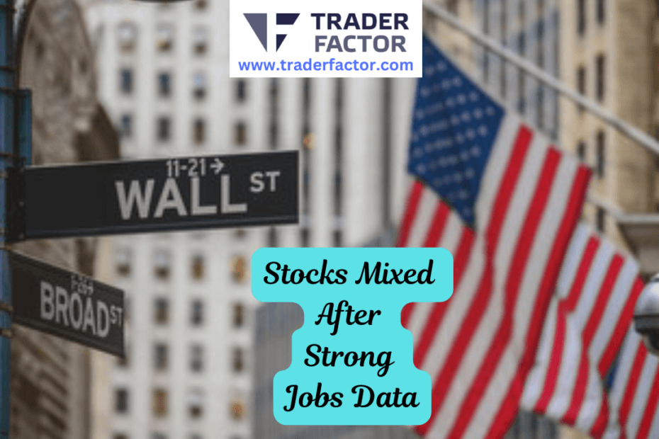 Stocks Mixed as Strong Jobs Data Fuels Fed Rate Speculation