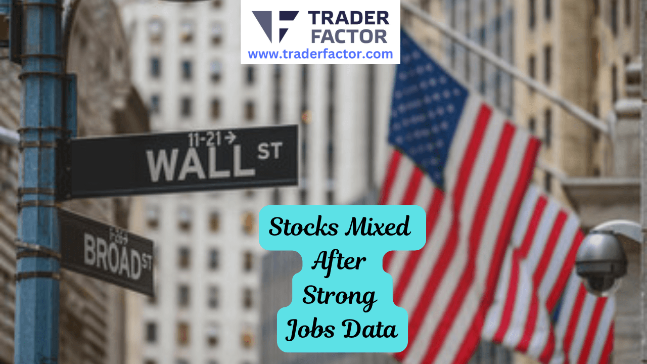 Stocks Mixed as Strong Jobs Data Fuels Fed Rate Speculation