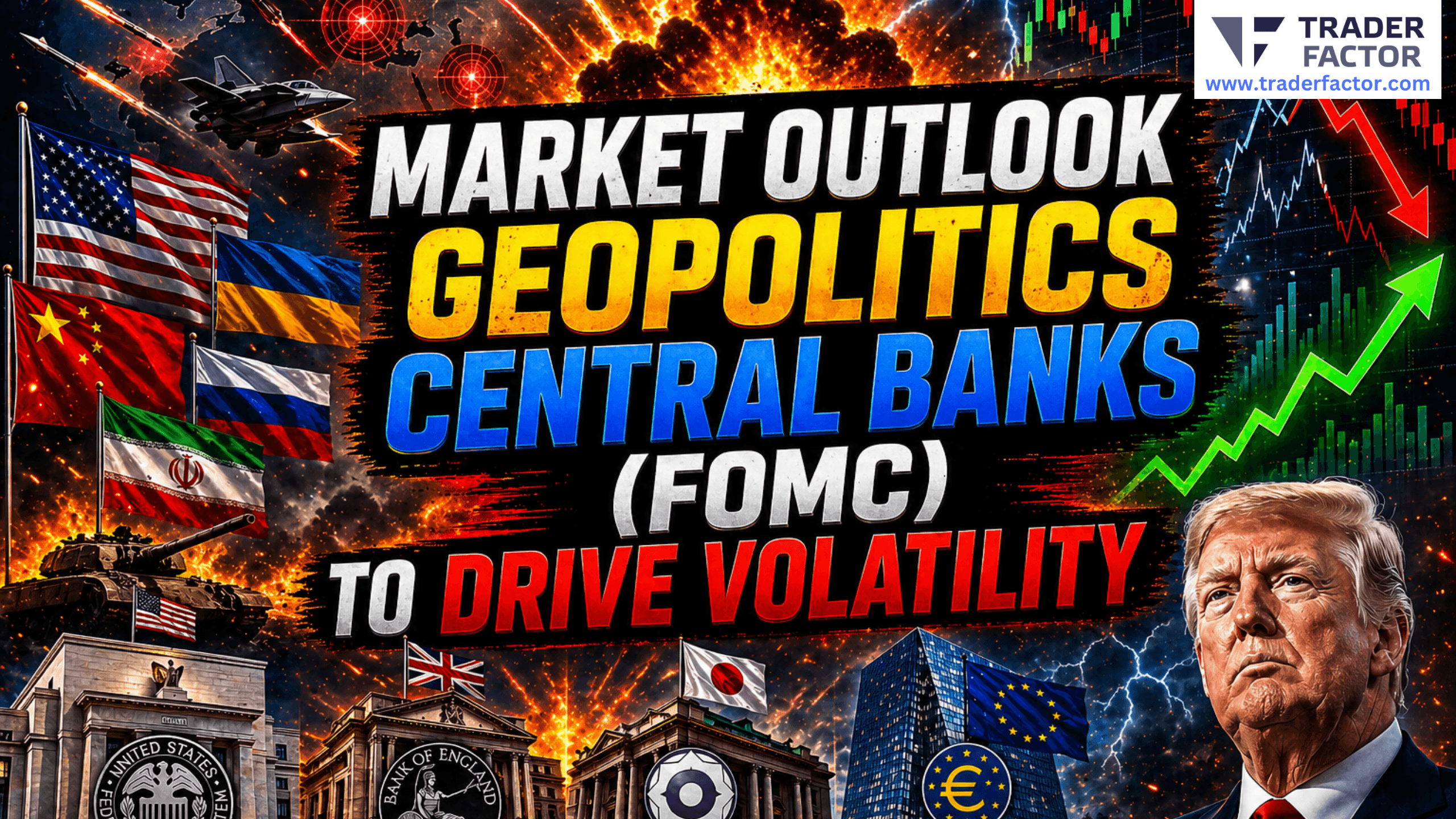 Market Outlook Geopolitics, FOMC, BOE, BOJ and ECB Statements Take Center Stage-TraderFactor