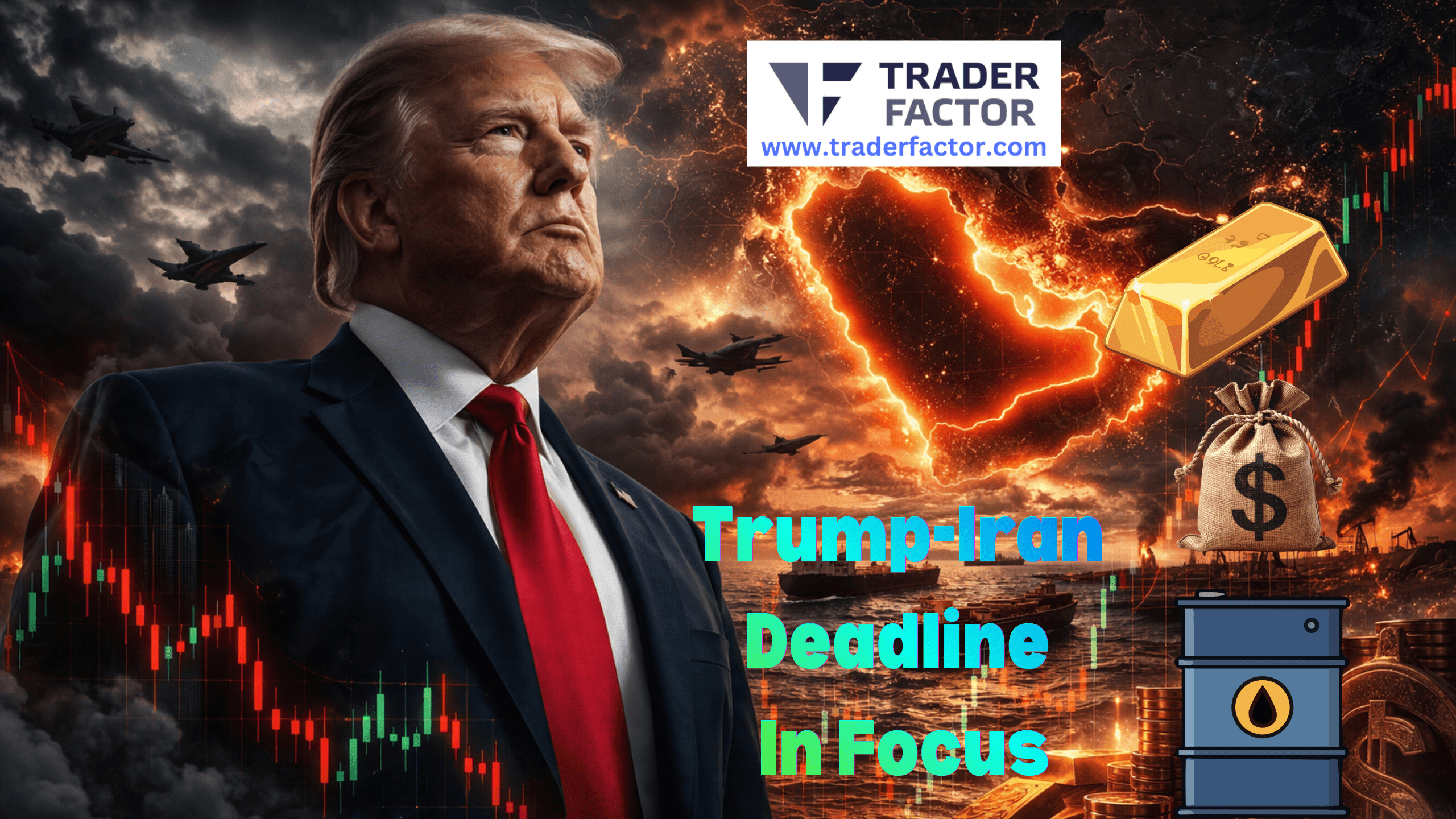 Markets on Edge Before Trump Iran Deadline | Oil, USD, Gold in Focus