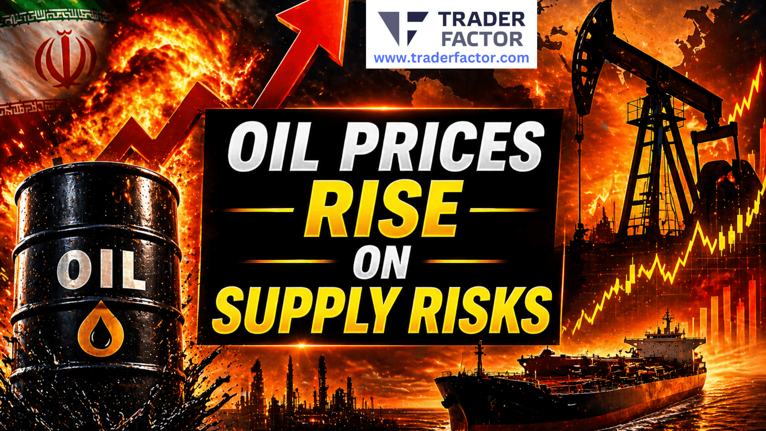 Oil Prices Surge Above Geopolitics and Supply Risks Shake Markets