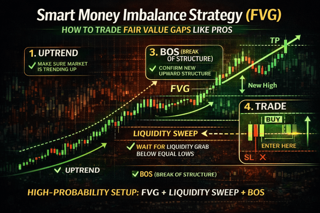 Forex Market Imbalance (Fair Value Gap) Strategy: How Smart Money Enters Trades