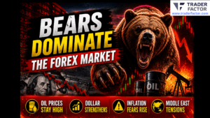 Bears Dominate the Forex Market As Dollar Strengthens and Oil Prices Stay Elevated