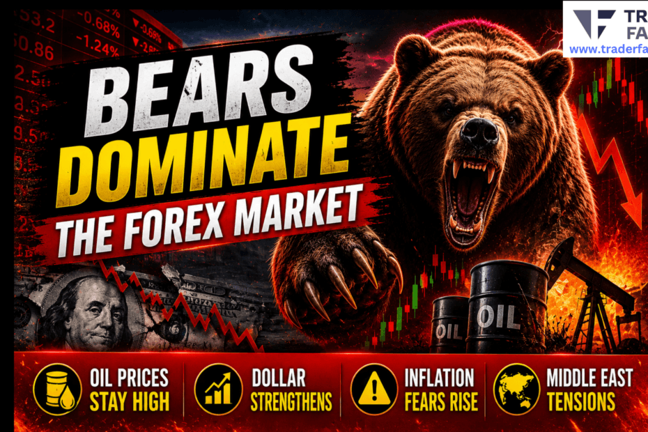 Bears Dominate the Forex Market As Dollar Strengthens and Oil Prices Stay Elevated