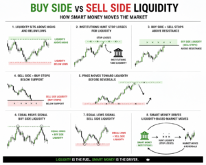 Buy Side vs Sell Side Liquidity How Smart Money Moves the Market