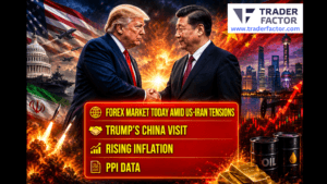 Forex Market Today Amid US-Iran Tensions, Trump’s China Visit, Rising Inflation and PPI Data