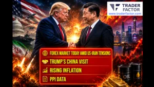 Forex Market Today Amid US-Iran Tensions, Trump’s China Visit, Rising Inflation and PPI Data