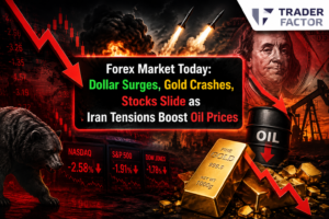 Forex Market Today Dollar Surges, Gold Crashes, Stocks Slide as Iran Tensions Boost Oil Prices