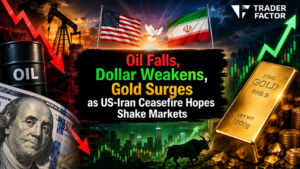 Forex Market Today Oil Falls, Dollar Weakens, Gold Surges as US-Iran Ceasefire Hopes Shake Markets