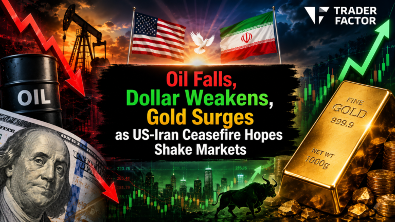 Forex Market Today Oil Falls, Dollar Weakens, Gold Surges as US-Iran Ceasefire Hopes Shake Markets