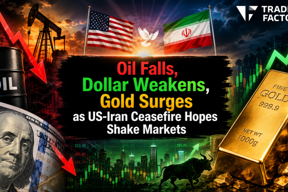 Forex Market Today Oil Falls, Dollar Weakens, Gold Surges as US-Iran Ceasefire Hopes Shake Markets