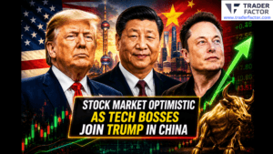 Stock Market Optimistic As Tech Bosses Join Trump in China Visit Amid Inflation and Iran Tensions