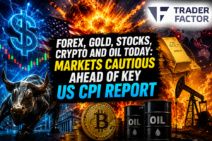 Forex, Gold, Stocks, Crypto and Oil Today Markets Cautious Ahead of Key US CPI Report