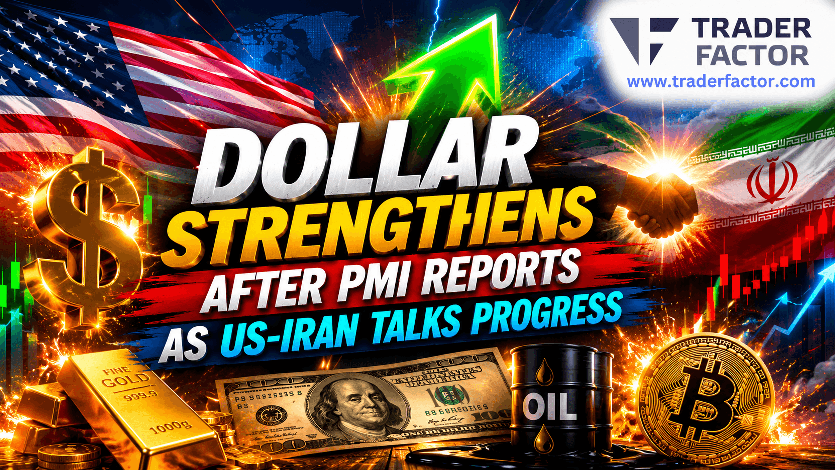 Forex Market Today Dollar Strengthens After PMI Reports as US-Iran Talks Progress