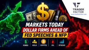 Forex Market Today US Dollar Holds Firm as Stocks, Gold, Crypto and Oil Brace for Fed Speeches and NFP
