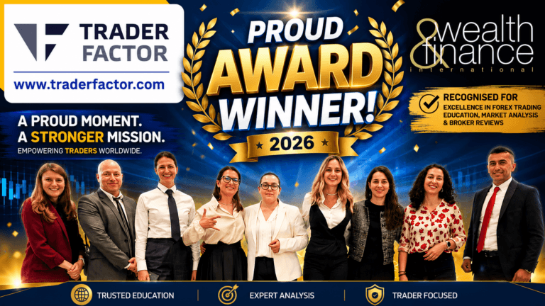 TraderFactor Wins Wealth & Finance International Award for Excellence in Forex Trading Education